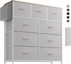 Fabric Chest of Drawers Large TV Stand