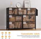 Fabric Chest of Drawers Large TV Stand