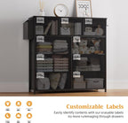 Fabric Chest of Drawers Large TV Stand
