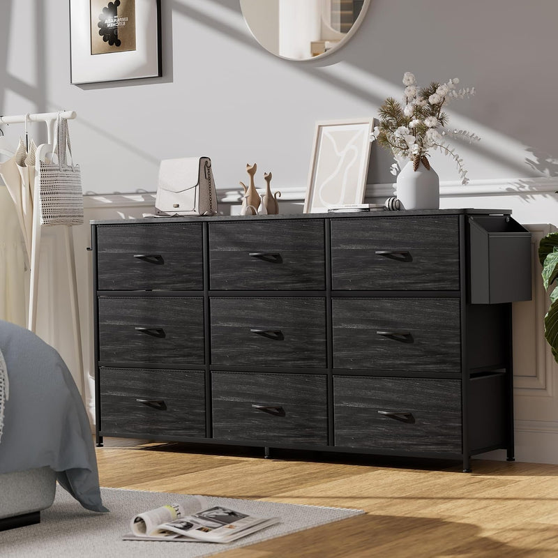 Fabric Chest of Drawers Large TV Stand