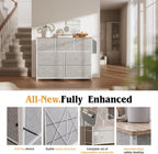 Fabric Chest of Drawers Large TV Stand