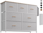 Fabric Chest of Drawers Large TV Stand