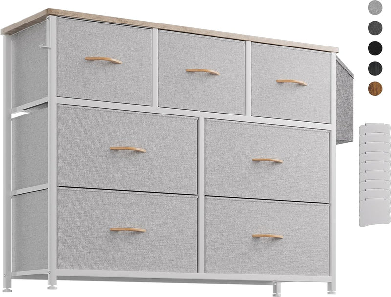 Fabric Chest of Drawers Large TV Stand