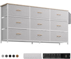 Fabric Chest of Drawers Large TV Stand