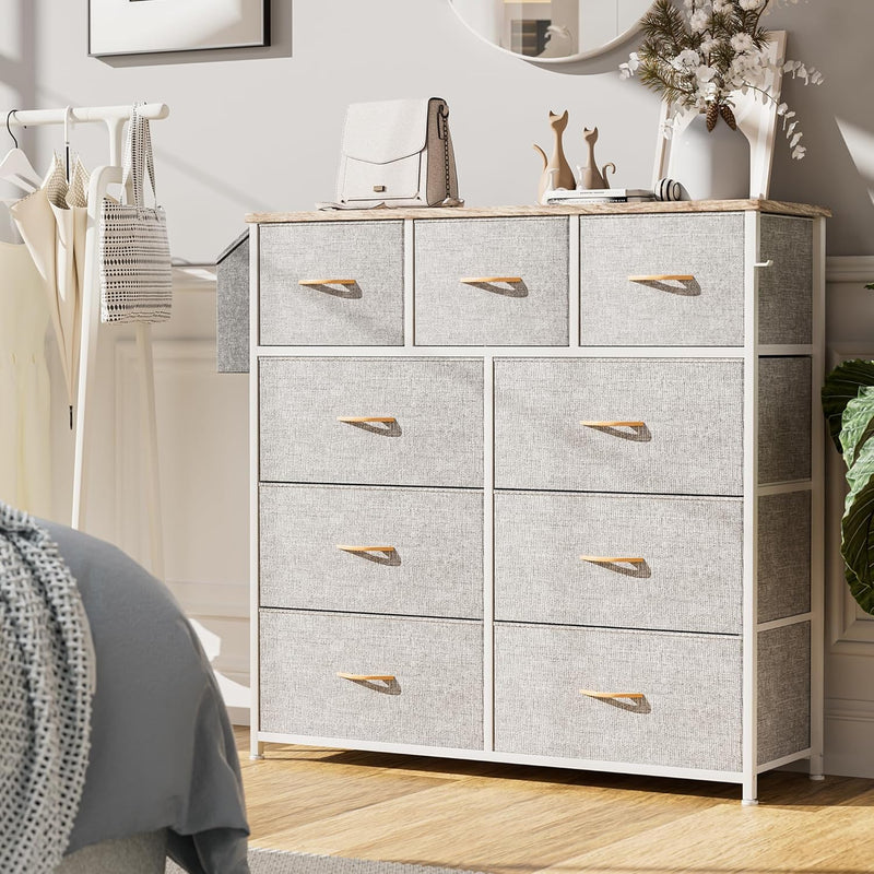 Fabric Chest of Drawers Large TV Stand