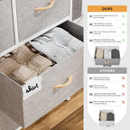 Fabric Chest of Drawers Large TV Stand
