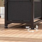 Fabric Chest of Drawers with 3 Narrow Top