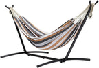 Fabric Hammock with Stand Multi Colour 117CM