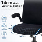 Fabric Office Chair Ergonomic Desk Chairs for Home