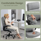 Fabric Office Chair Ergonomic Desk Chairs for Home