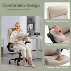 Fabric Office Chair Ergonomic Desk Chairs for Home
