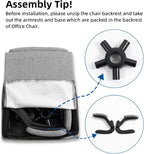 Fabric Office Chair Ergonomic Desk Chairs for Home