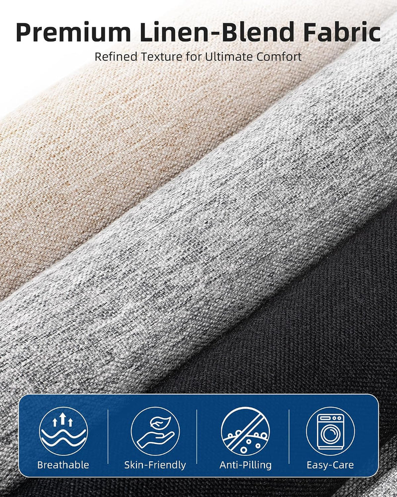 Fabric Office Chair Ergonomic Desk Chairs for Home