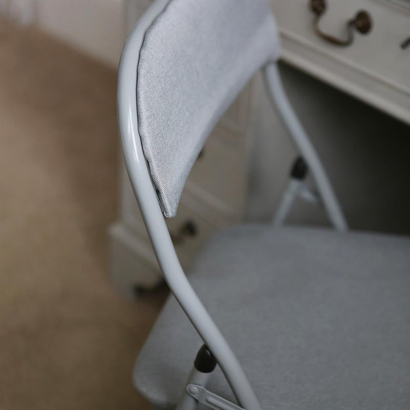 Fabric Padded Folding Chairs Cushioned Foldable Chair (Set of 6)