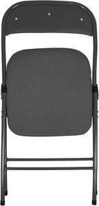 Fabric Padded Folding Chairs Cushioned Foldable Chair (Set of 6)
