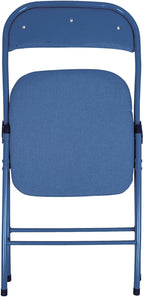 Fabric Padded Folding Chairs Cushioned Foldable Chair (Set of 6)