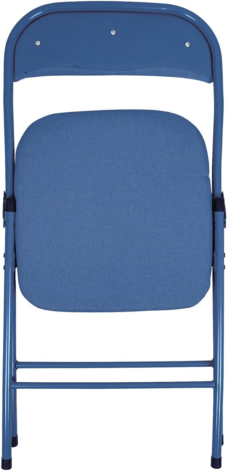 Fabric Padded Folding Chairs Cushioned Foldable Chair (Set of 6)