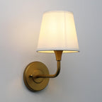 Fabric Wall Light Industrial Sconce with Lampshade Hardwired (Set of 2)