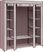Fabric Wardrobe Portable for Bedroom Clothes Rail