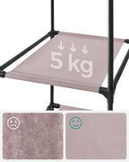 Fabric Wardrobe Portable for Bedroom Clothes Rail