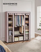 Fabric Wardrobe Portable for Bedroom Clothes Rail