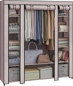 Fabric Wardrobe Portable for Bedroom Clothes Rail