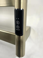 Fala Brushed Brass Electric Heated Towel Rail 400MM