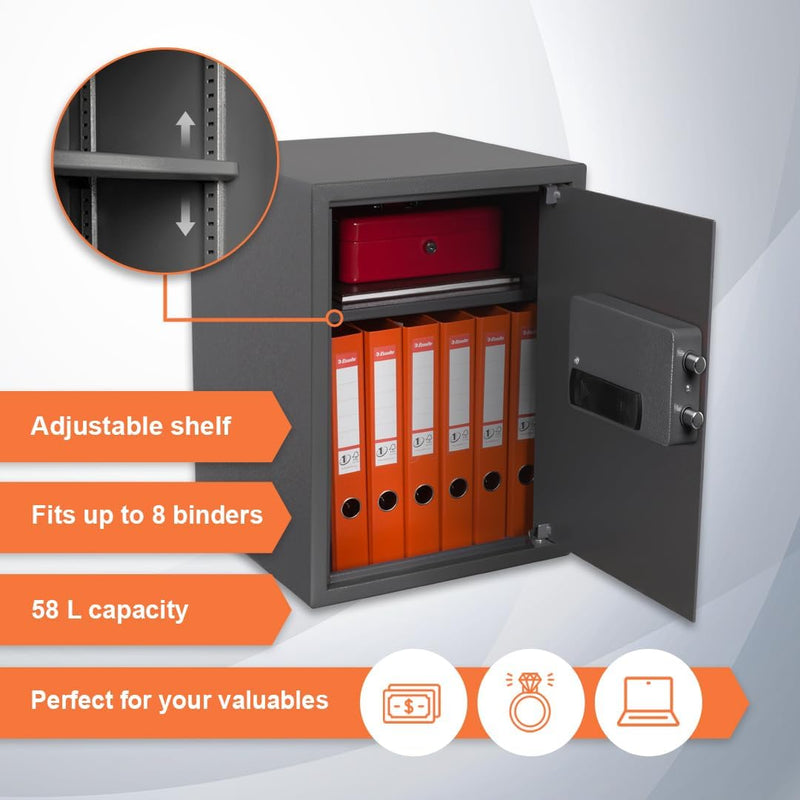 Family Electronic LCD Safe with Fireproof Money