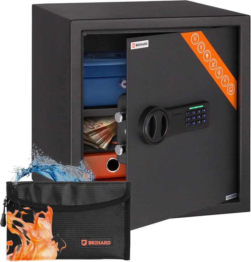 Family Electronic LCD Safe with Fireproof Money