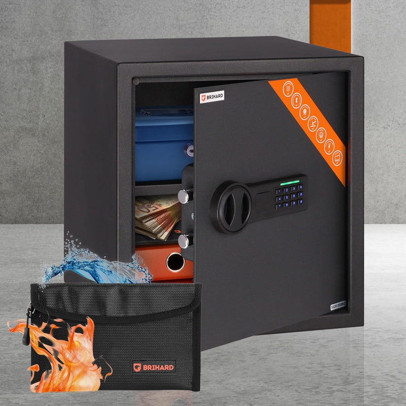 Family Electronic LCD Safe with Fireproof Money