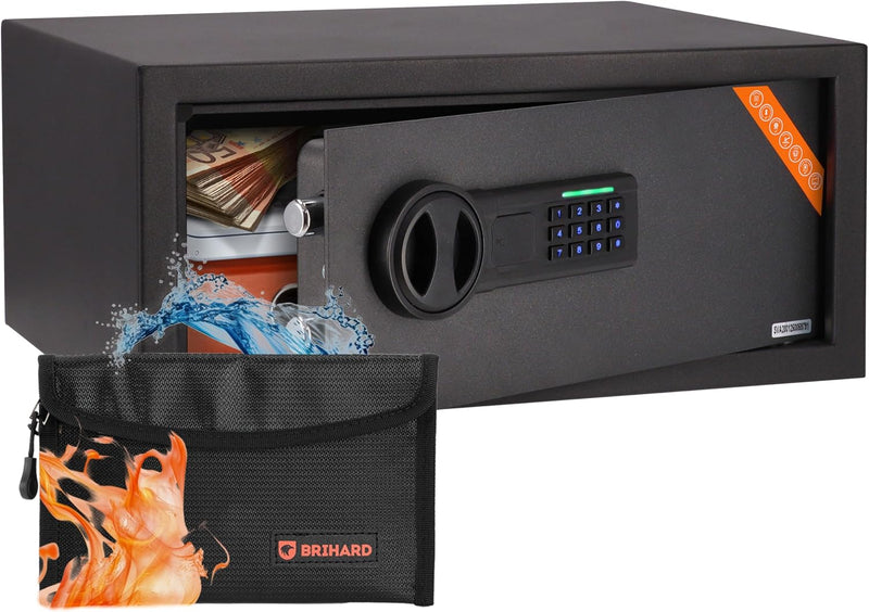 Family Electronic LCD Safe with Fireproof Money