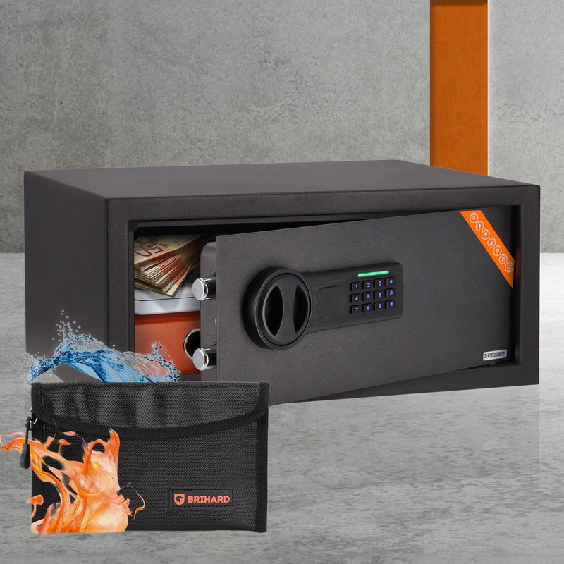 Family Electronic LCD Safe with Fireproof Money