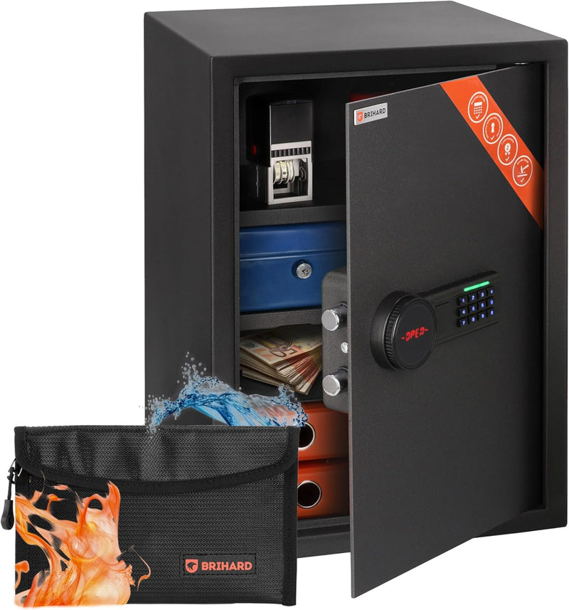 Family Electronic LCD Safe with Fireproof Money