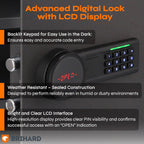 Family Electronic LCD Safe with Fireproof Money