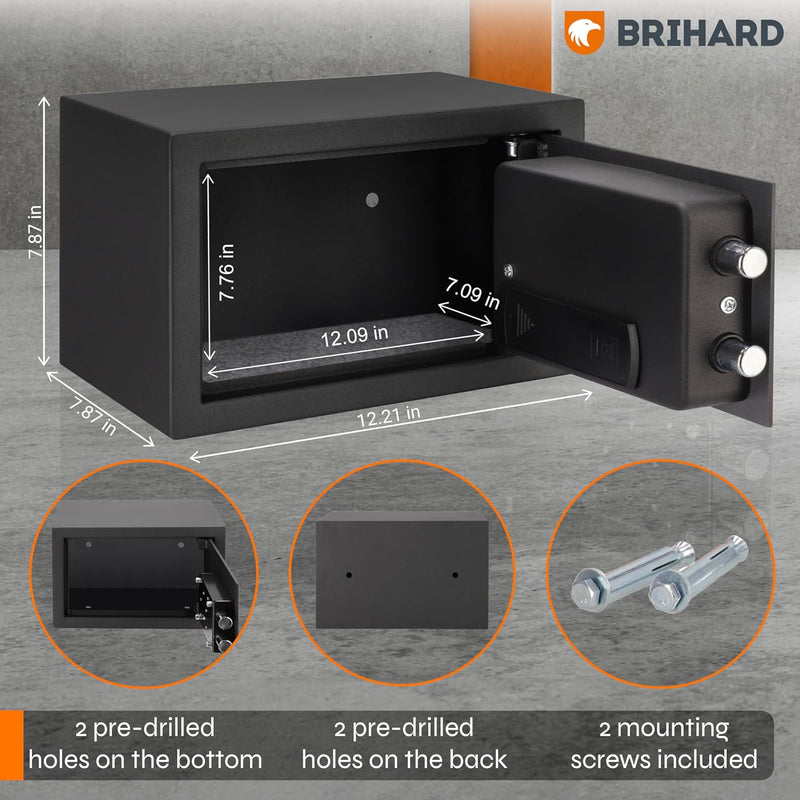 Family Electronic LCD Safe with Fireproof Money