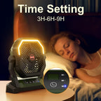 Fan with LED Lights 5-In-1 Portable Battery Operated