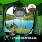 Fan with LED Lights 5-In-1 Portable Battery Operated