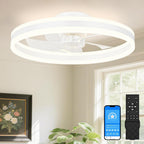 Fans with Lights and Remote Modern Smart