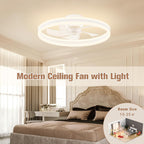 Fans with Lights and Remote Modern Smart