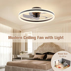 Fans with Lights and Remote Modern Smart