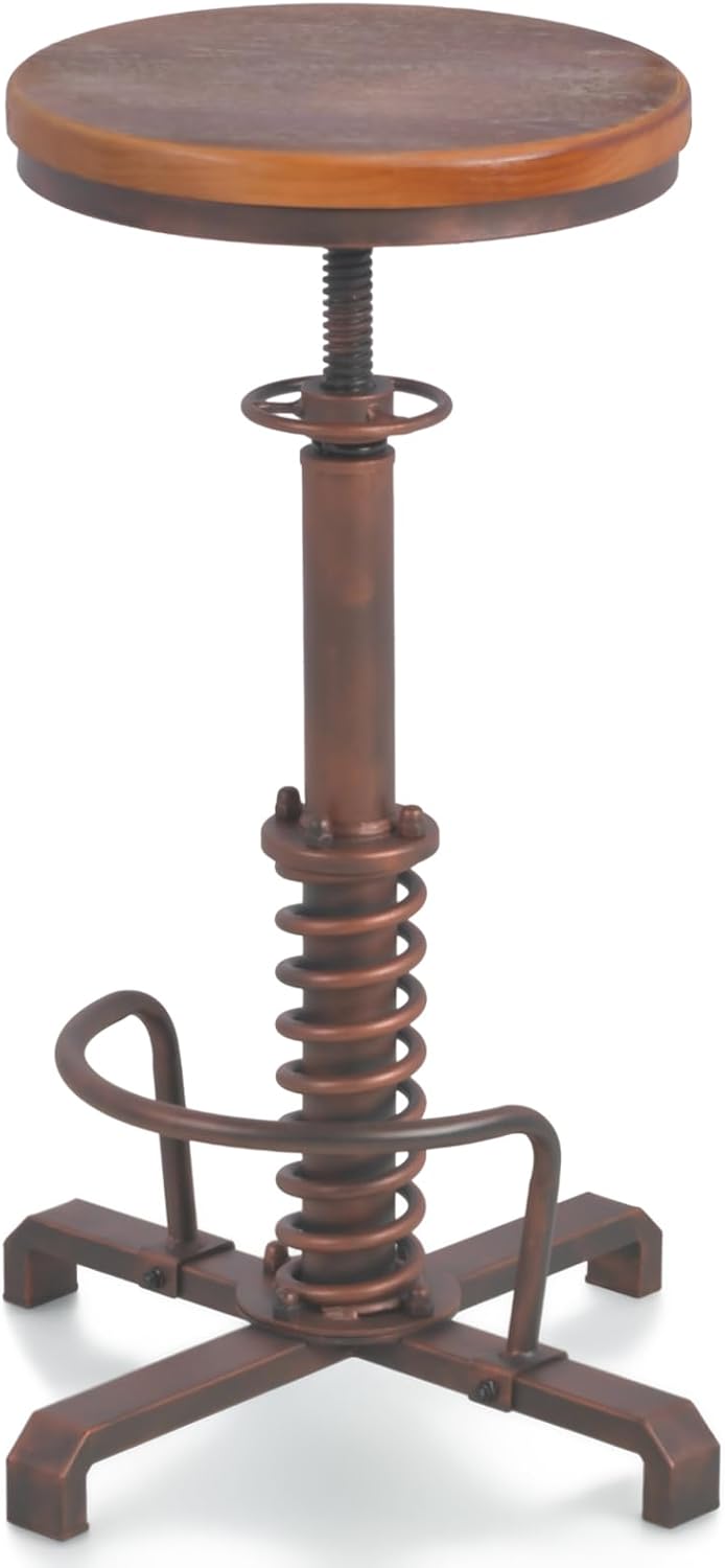 Bar Stool 24-28inch Height Adjustable Industrial Counter Stools