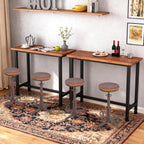 Bar Stool 24-28inch Height Adjustable Industrial Counter Stools
