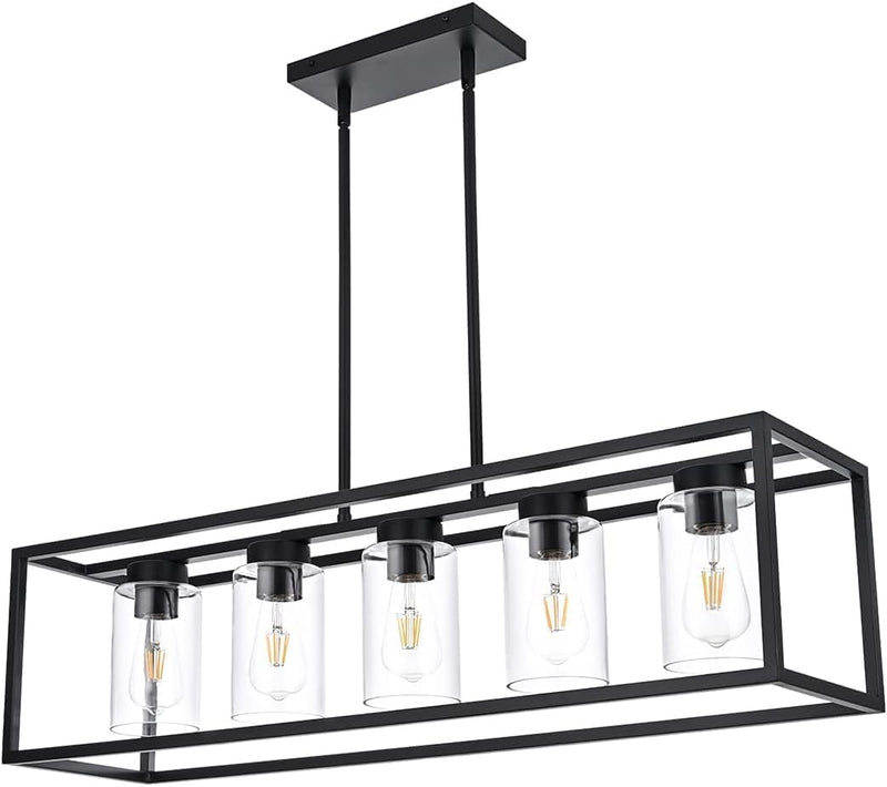 Farmhouse Chandeliers for Kitchen Island Brushed Nickel Dining