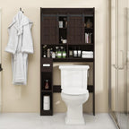 Farmhouse Over Toilet Storage Cabinet with Sliding Doors