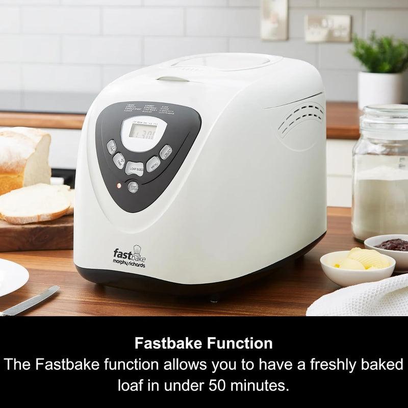 Fastbake Breadmaker 12 Programmes Crust Loaf Feature