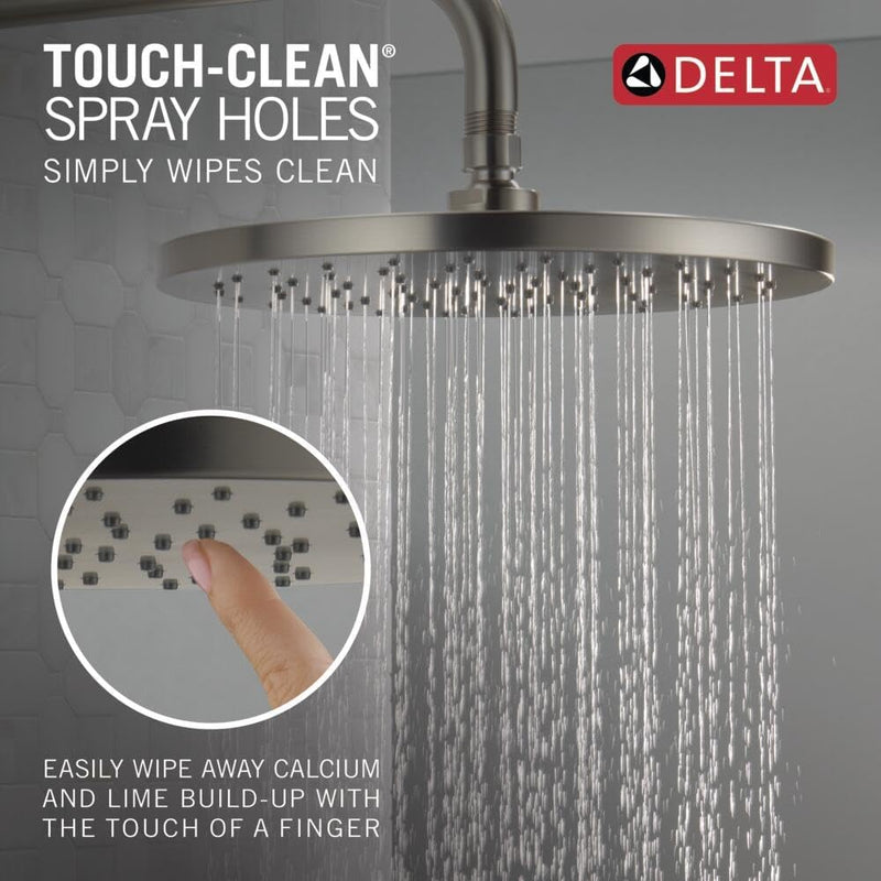 Faucet Modern Raincan Round Single-Function Tub and Shower