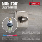 Faucet Modern Raincan Round Single-Function Tub and Shower