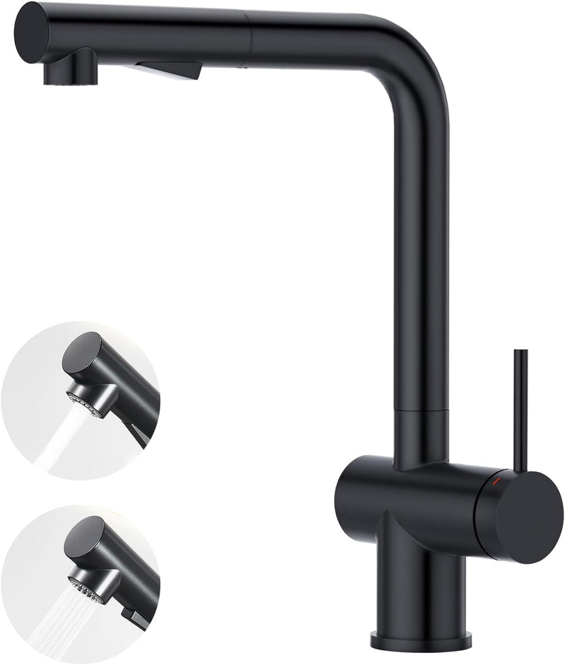 Pull Out Kitchen Mixer Tap with Dual Function
