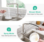 Faustina Pull Out Kitchen Mixer Tap with Dual