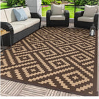 Faux Jute Indoor Outdoor Runner Rug Washable Non